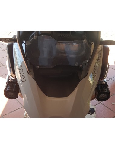 Staffe fari supplementari per BMW R1200gs lc (2013-2018) / R1250gs (2018- )  - BLACK